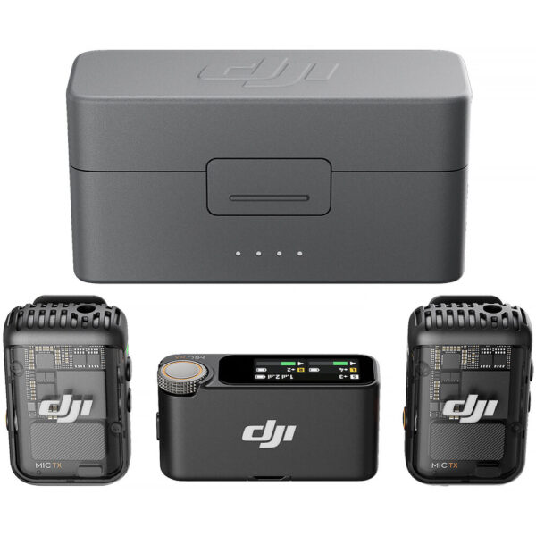 DJI Mic 2 2-Person Compact Digital Wireless Microphone System:Recorder