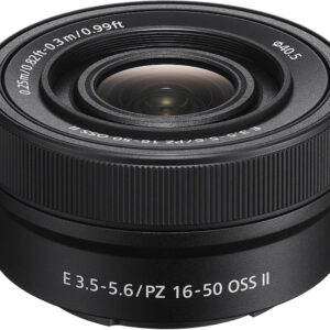 Sony E PZ 16-50mm f/3.5-5.6 OSS II Lens (Sony E, Black)